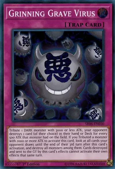 02 grinning grave virus yugioh card 7 Best Virus Cards in Yu-Gi-Oh!