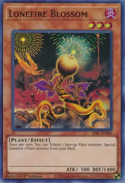 02 lonefire blossom card yugioh 1 18 Best Plant Monsters in Yu-Gi-Oh!