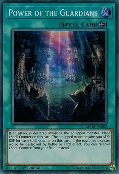 02 power of the guardians card 18 Best Equip Spell Cards in Yu-Gi-Oh!