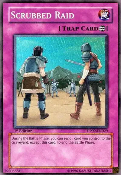 02 scrubbed raid card yugioh 1 18 Best Yu-Gi-Oh Cards That Stop Attacks