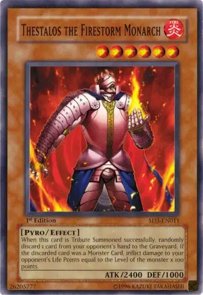 02 thestalos firestorm monarch card yugioh 1 15 Best Pyro Type Monsters in Yu-Gi-Oh!