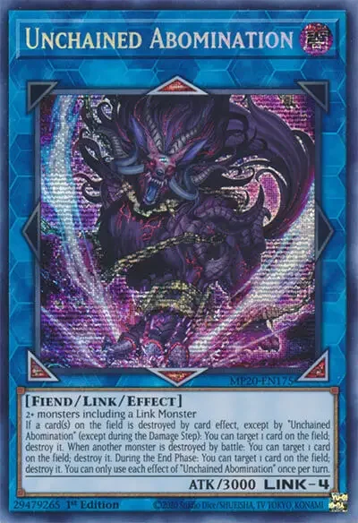 02 unchained abomination card yugioh 1 18 Best Fiend Cards In Yu-Gi-Oh!