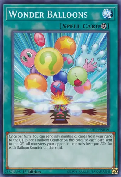 02 wonder balloons ygo card 1 18 Best Yu-Gi-Oh! Cards That Reduce Attack