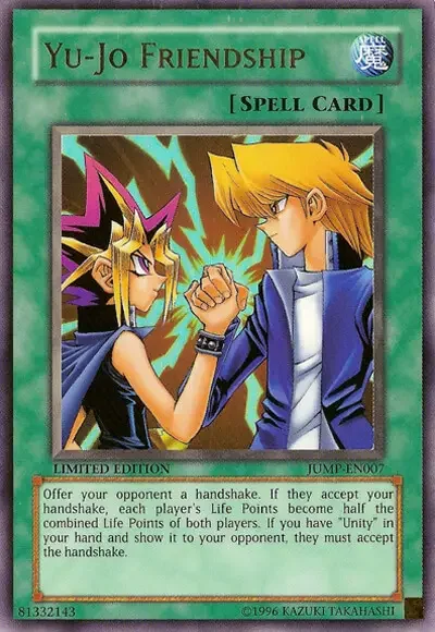 02 yu jo friendship yugioh card 1 21 Yu-Gi-Oh! Cards With The Best & Coolest Art