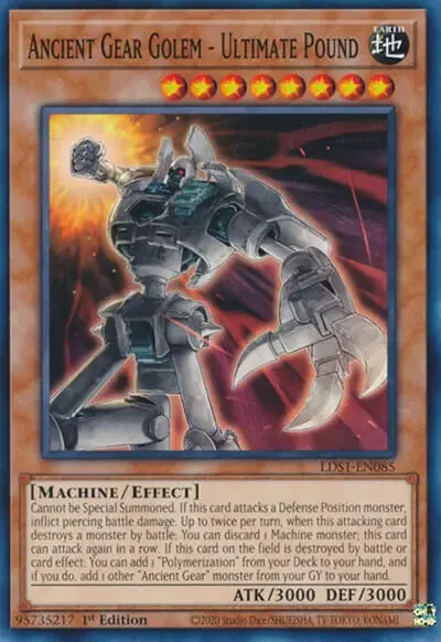 03 ancient gear golem ultimate pound ygo card 1 15 Best Machine Monsters in Yu-Gi-Oh! 