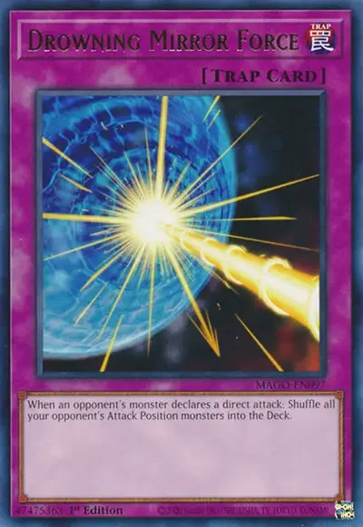 03 drowning mirror force ygo card 1 18 Best Yu-Gi-Oh Cards That Stop Attacks