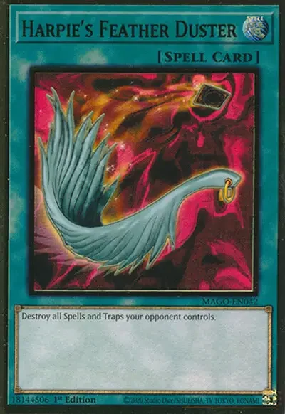 03 harpies feather duster card 1 15 Best Anti-Pendulum Cards in Yu-Gi-Oh!