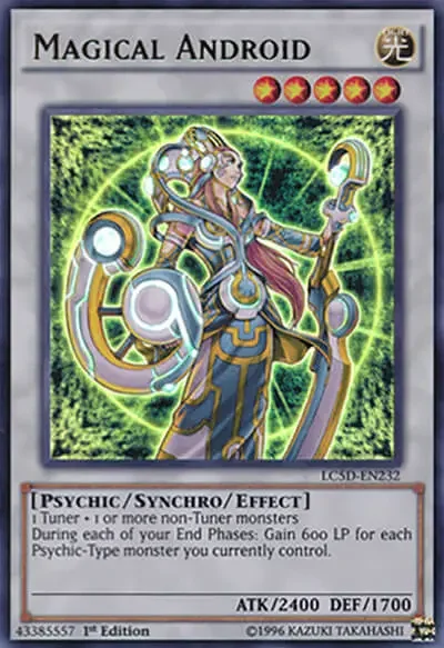 03 magical android card yugioh 1 15 Best Psychic Monster Cards in Yu-Gi-Oh!