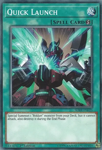 03 quick launch card yugioh 1 15 Best Rokket Cards in Yu-Gi-Oh!
