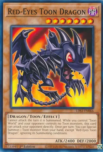 03 red eyes toon dragon card 1 18 Best Toon Cards in Yu-Gi-Oh!