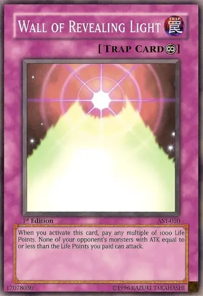 03 wall of revealing light card cleartext 1 21 Best Trap Cards in Yu-Gi-Oh!
