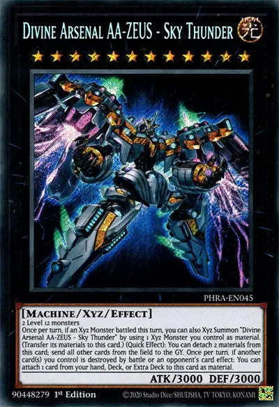 04 divine arsenal aa zeus sky thunder card 21 Best Extra Deck Staples in Yu-Gi-Oh!
