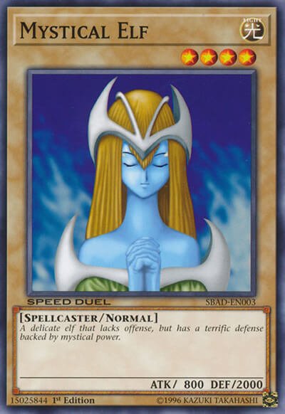 04 mystical elf yugioh card 1 35 Most Iconic Female Cards in Yu-Gi-Oh!
