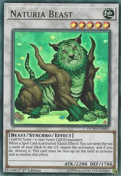 04 naturia beast ygo card 1 15 Best Spell Negate Cards in Yu-Gi-Oh!