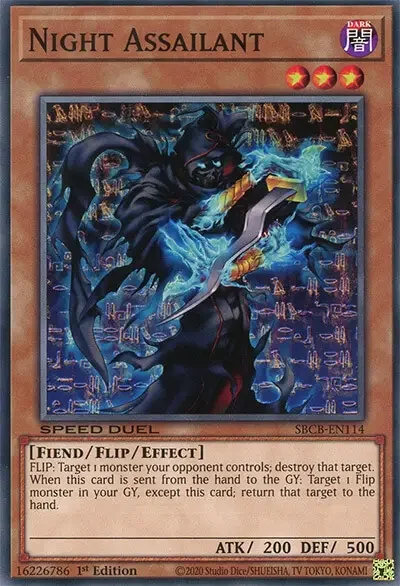 04 night assailant card yugioh 1 18 Best Flip Effect Monsters in Yu-Gi-Oh!