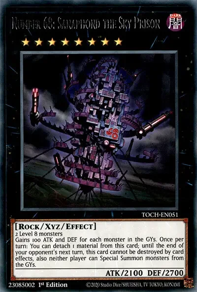 04 number 68 sanaphond the sky prison card yugioh 1 18 Best Rock-Type Monsters in Yu-Gi-Oh!