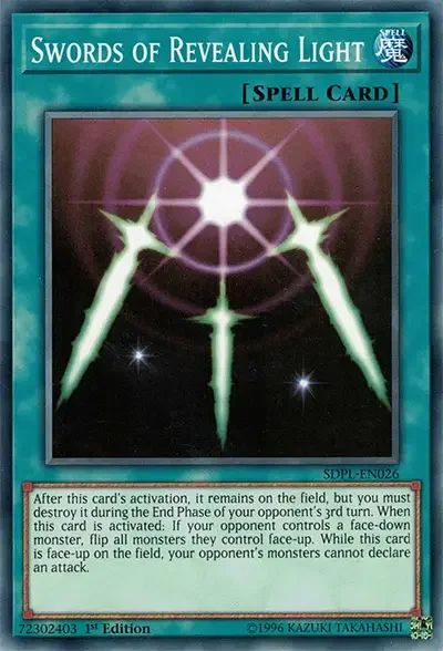 04 swords of revealing light ygo card 15 Best Stall Cards in Yu-Gi-Oh!