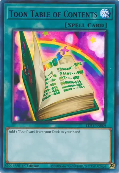 04 toon table of contents card 1 18 Best Toon Cards in Yu-Gi-Oh!