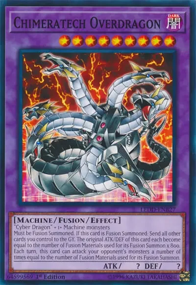 05 chimeratech overdragon card yugioh 1 18 Best Multiple Attackers in Yu-Gi-Oh!