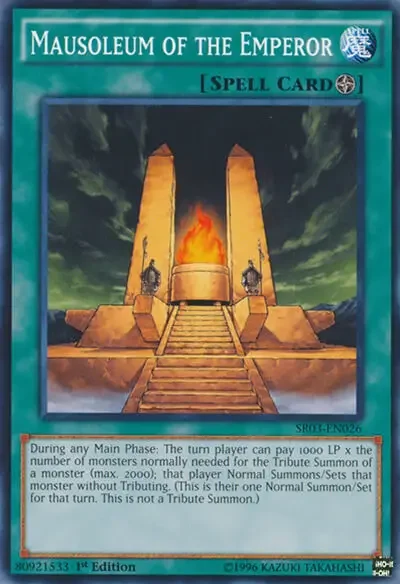 05 mausoleum of the emperor card 1 18 Best Field Spell Cards in Yu-Gi-Oh!
