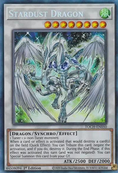 05 stardust dragon yugioh card 1 21 Yu-Gi-Oh! Cards With The Best & Coolest Art