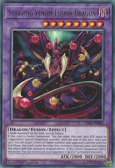 05 starving venom fusion dragon card 1 21 Best Super Polymerization Targets in Yu-Gi-Oh!
