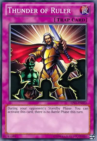 05 thunder of ruler ygo card 1 18 Best Yu-Gi-Oh Cards That Stop Attacks