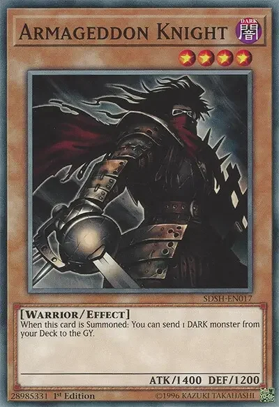 06 armageddon knight yugioh card 1 18 Best Warrior Monster Cards in Yu-Gi-Oh!