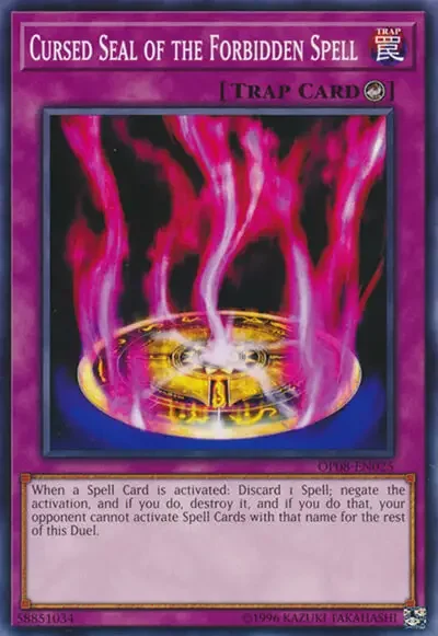 06 cursed seal of the forbidden spell card 1 15 Best Spell Negate Cards in Yu-Gi-Oh!