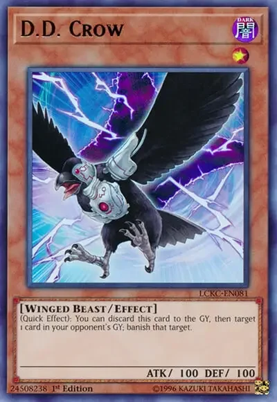 06 d d crow yugioh card 1 18 Best Winged Beast Monster Cards in Yu-Gi-Oh!