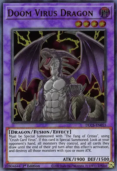 06 doom virus dragon card yugioh 1 18 Best Fusion Monsters in All Of Yu-Gi-Oh!