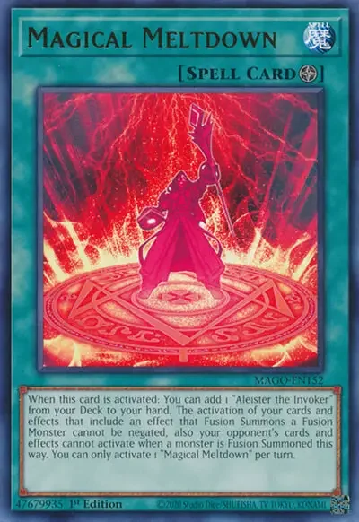 06 magical meltdown card 1 18 Best Field Spell Cards in Yu-Gi-Oh!