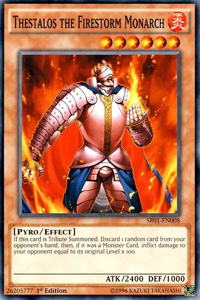 06 thestalos the firestorm monarch card 1 18 Best Hand Destruction Cards in Yu-Gi-Oh!