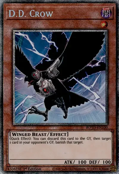 07 d d crow yugioh card 1 25 Best Hand Traps Cards in Yu-Gi-Oh!