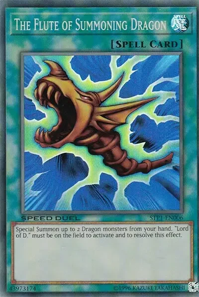 07 flute of summoning dragon card 1 18 Best Cards in Seto Kaiba’s Deck in Yu-Gi-Oh!