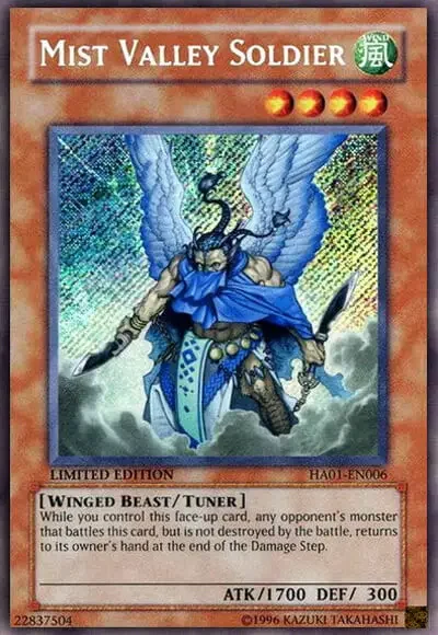 07 mist valley soldier card yugioh 1 18 Best Winged Beast Monster Cards in Yu-Gi-Oh!