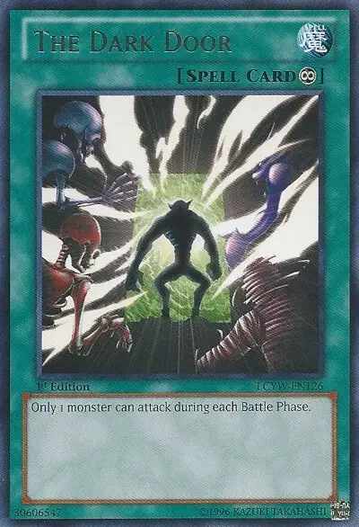 07 the dark door ygo card 1 18 Best Continuous Spell Cards in Yu-Gi-Oh!