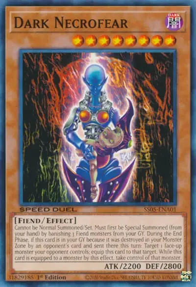 08 dark necrofear ygo card 1 18 Best Fiend Cards In Yu-Gi-Oh!