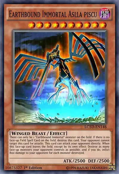 08 earthbound immortal aslla piscu card 1 18 Best Winged Beast Monster Cards in Yu-Gi-Oh!