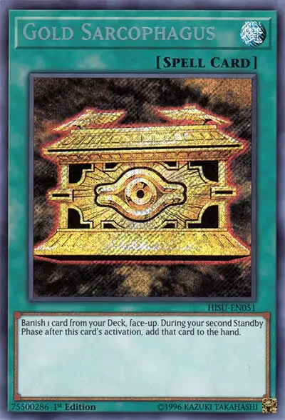 08 gold sarcophagus ygo card 1 18 Best Exodia Deck Cards in Yu-Gi-Oh!