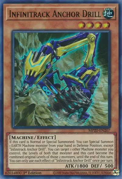 08 infinitrack anchor drill yugioh card 1 17 Best Ancient Gear Cards in Yu-Gi-Oh!