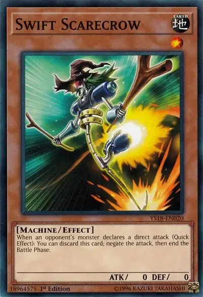 08 swift scarecrow yugioh card 1 18 Best Yu-Gi-Oh Cards That Stop Attacks