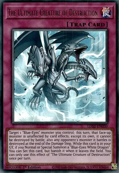 08 the ultimate creature of destruction card 1 18 Best Cards for Blue-Eyes Deck in Yu-Gi-Oh!