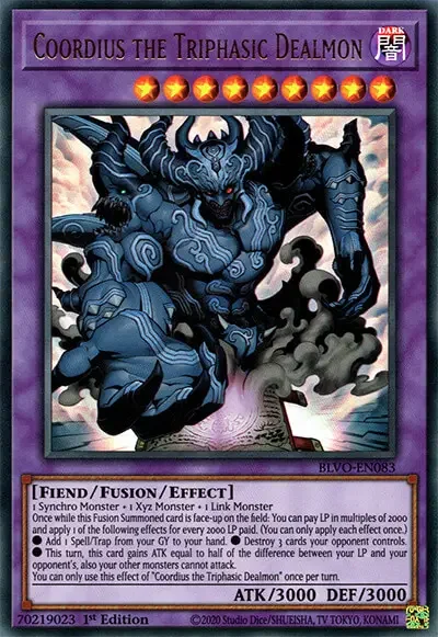 09 coordius the triphasic dealmon card 1 21 Best Super Polymerization Targets in Yu-Gi-Oh!