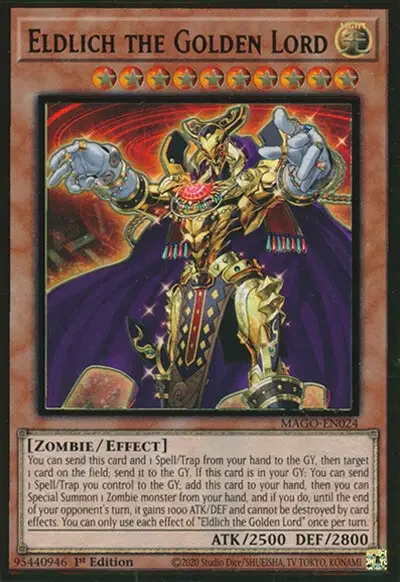 09 eldlich the golden lord card 1 15 Best Boss Monsters in Yu-Gi-Oh!