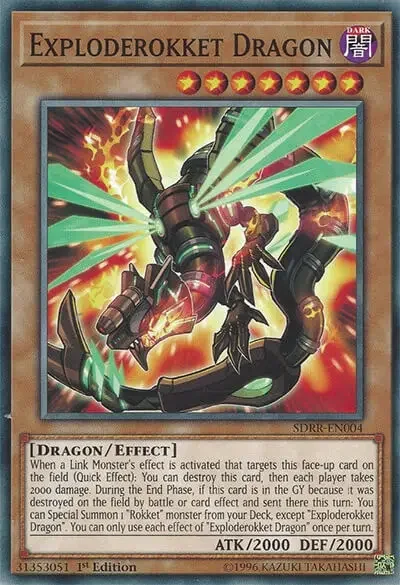09 exploderokket dragon card yugioh 1 15 Best Rokket Cards in Yu-Gi-Oh!