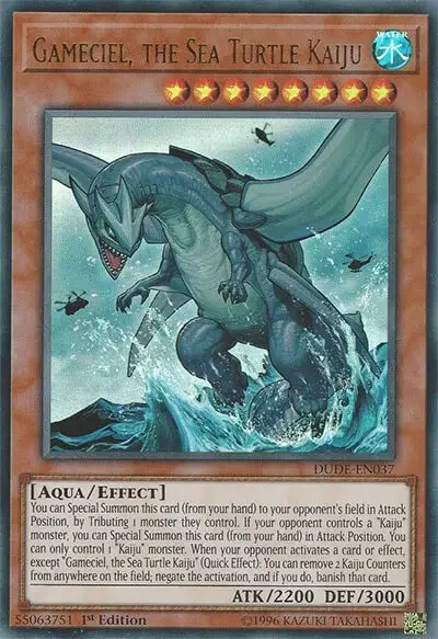 09 gameciel the sea turtle kaiju card 1 21 Best Staples Cards in Yu-Gi-Oh!