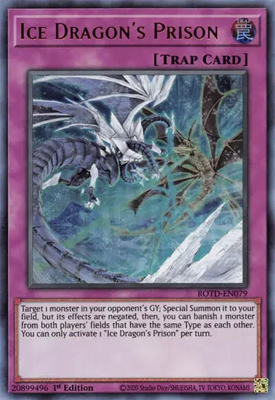 09 ice dragons prison ygo card 1 13 Best Rise of the Duelist Cards in Yu-Gi-Oh!