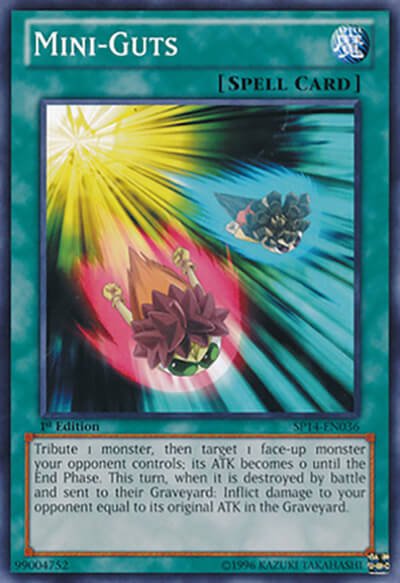 09 mini guts card yugioh 1 18 Best Yu-Gi-Oh! Cards That Reduce Attack