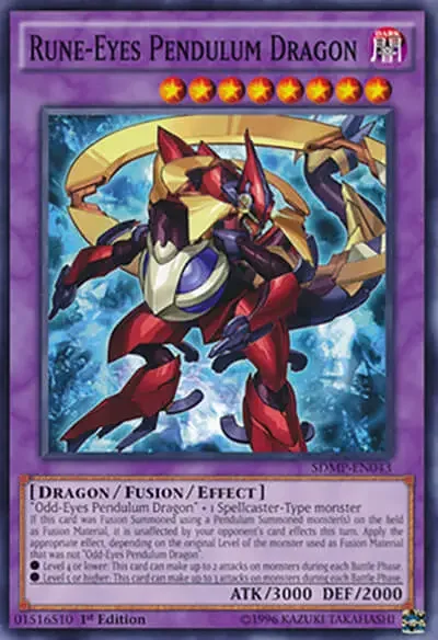 09 rune eyes pendulum dragon ygo card 1 18 Best Multiple Attackers in Yu-Gi-Oh!